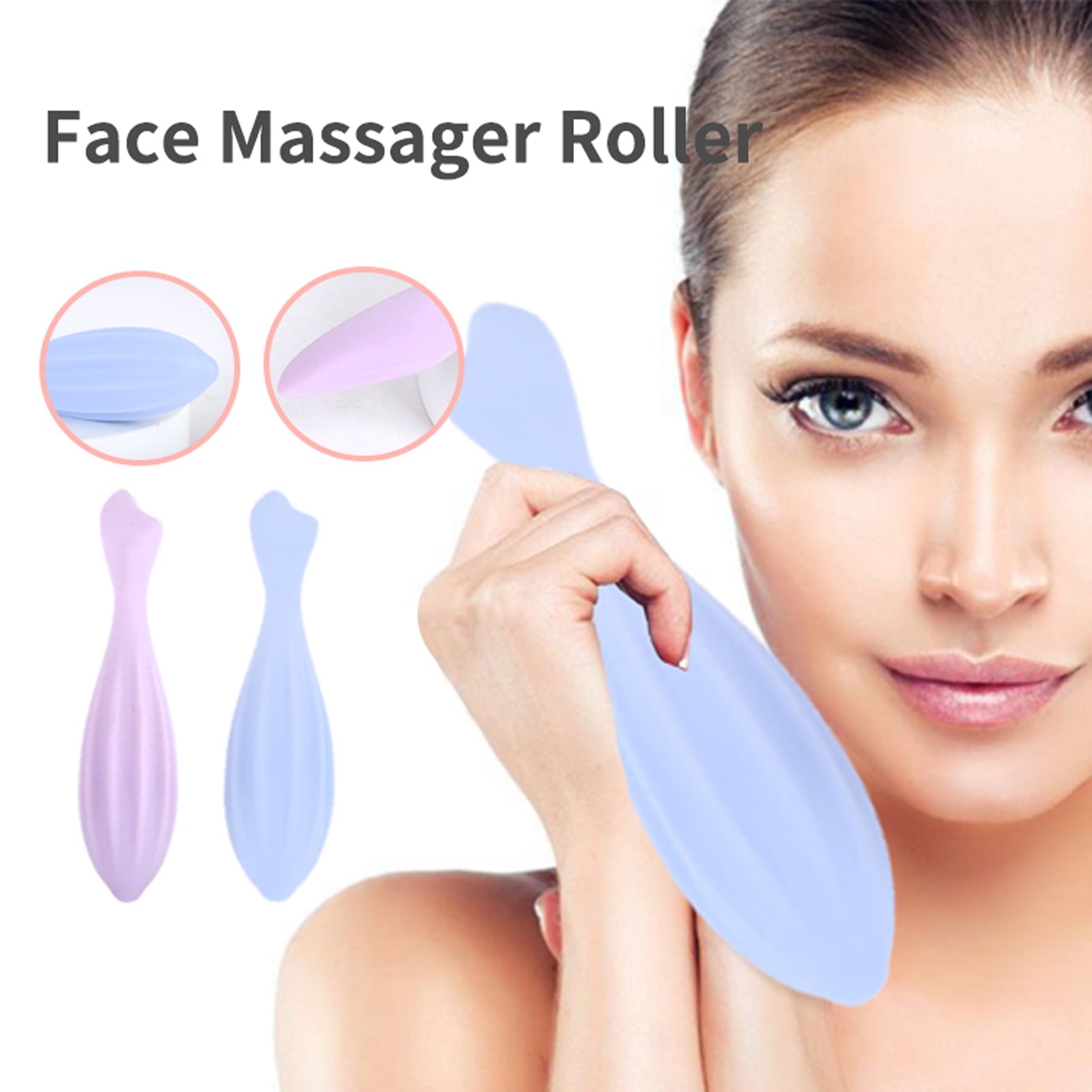 UNTERING Face Roller Face Beauty Roller Skin Care Tools Massager for Face Eye Neck Body Relaxing Relieve Fine Line Roller