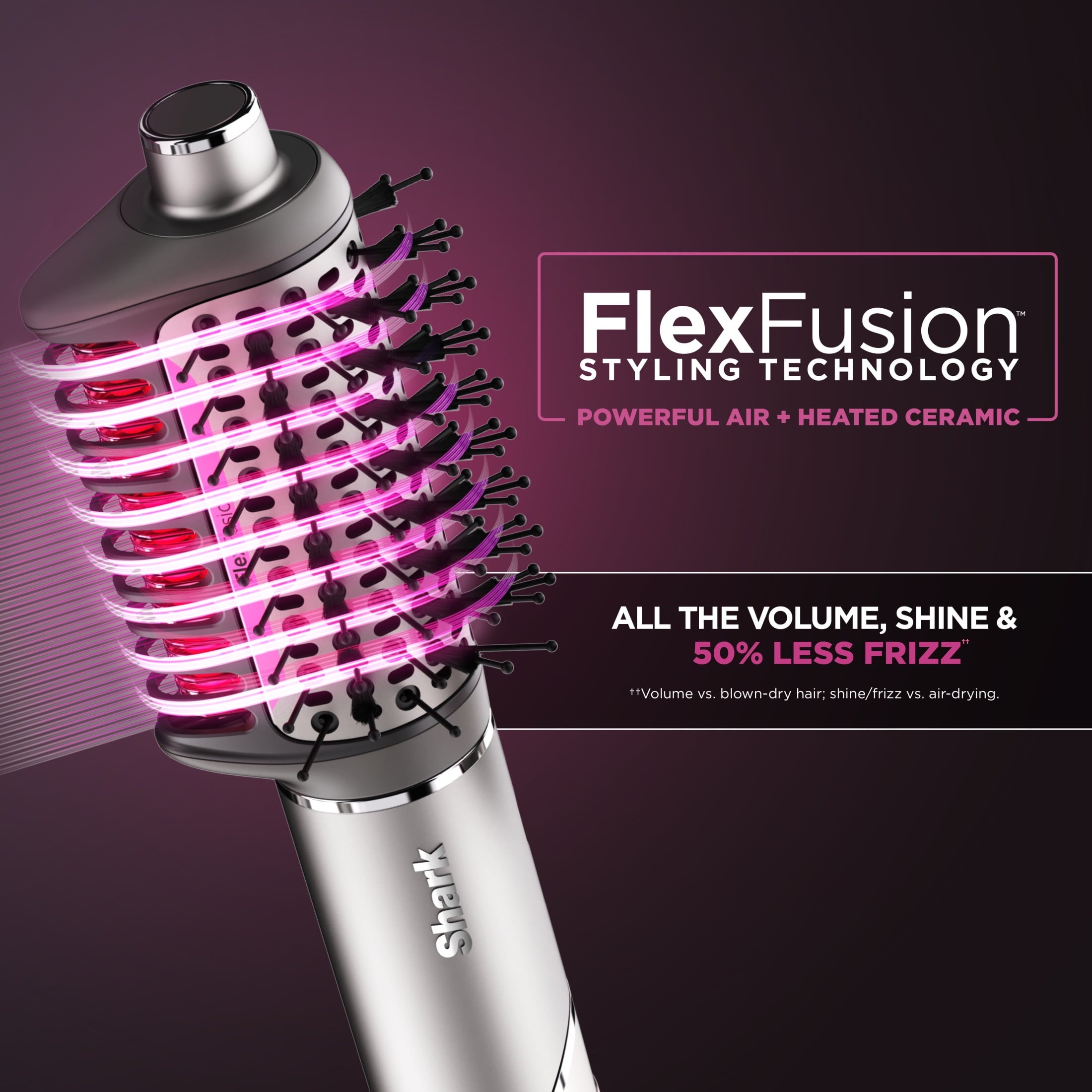Shark FlexFusion Air & Ceramic Styling System, Metallic Mist HD641