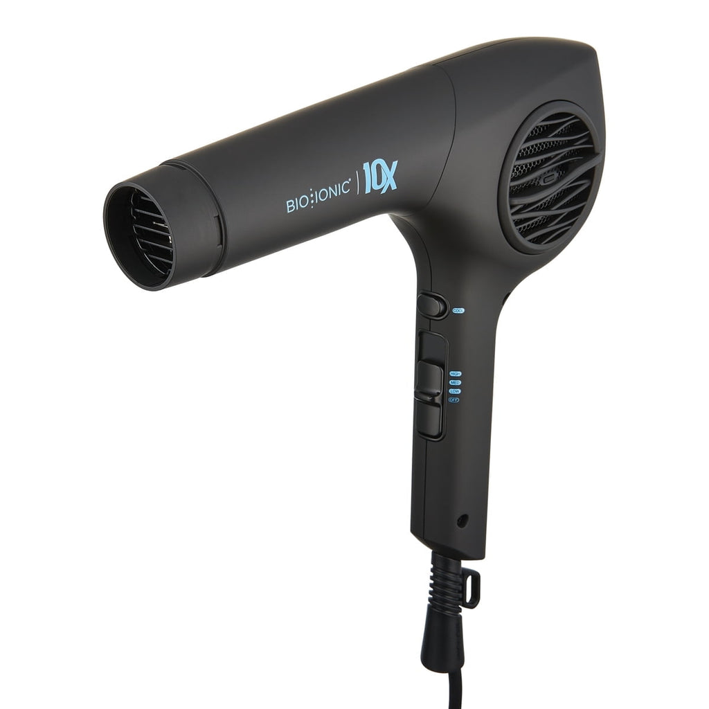 Bio Ionic 10X UltraLight Speed Hair Dryer, Adjustable Heat & Frizz-Control Professional Hair Dryer