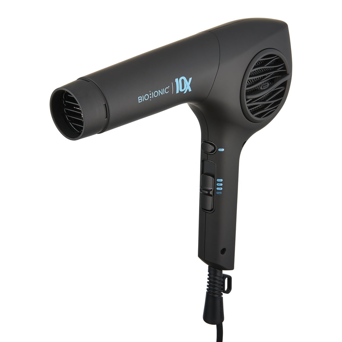 Bio Ionic 10X UltraLight Speed Hair Dryer, Adjustable Heat & Frizz-Control Professional Hair Dryer